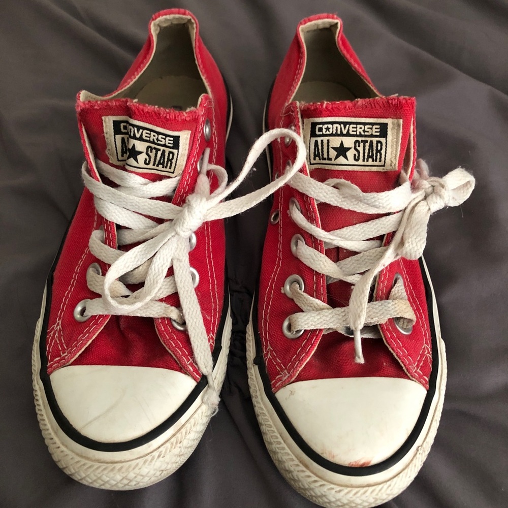 Red converse